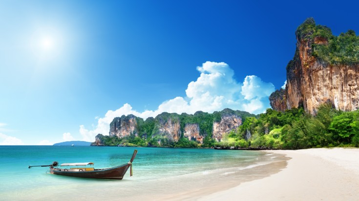 Railay beach at Krabi, Thailand