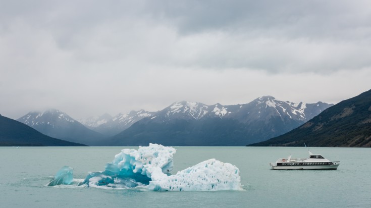 Lago Argentino in Patagonia