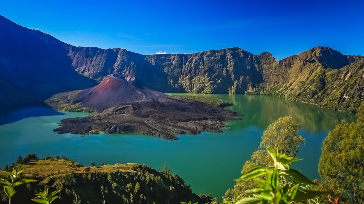 Lombok is the Indonesian Island that is home to Mount Rinjani