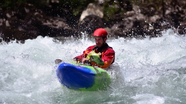 Whitewater Kayaking on the Maipo River in Chile