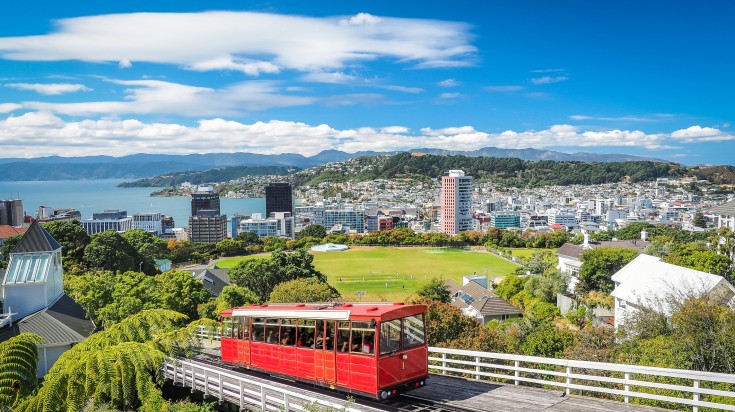 Spend summer in New Zealand in Wellington.