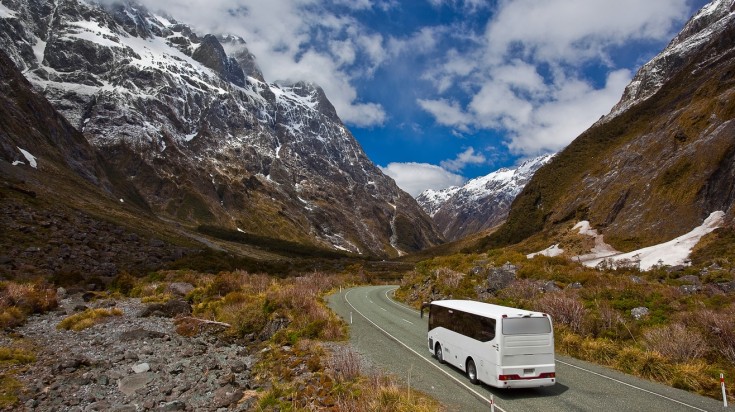 Bus Trip in New Zealand