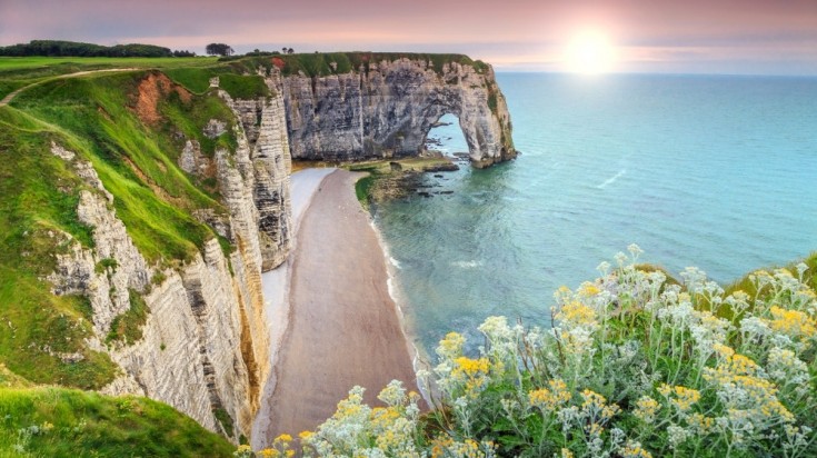 Normandy in the north-west of France is a stunning stretch of beaches