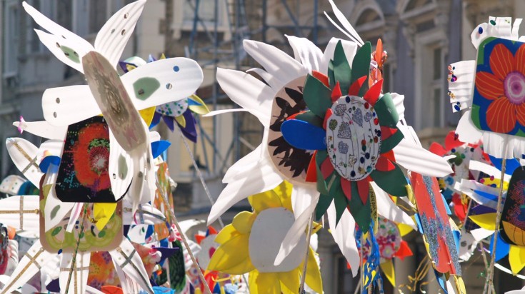 Notting Hill Carnival Flags.