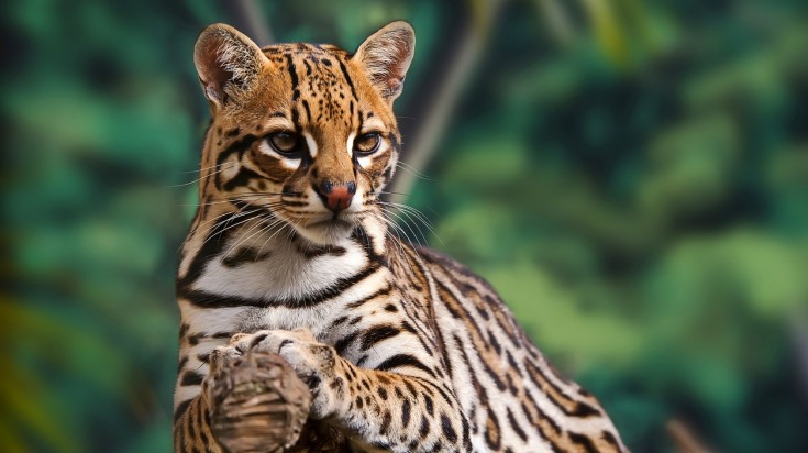 Ocelot are a common wildlife in Costa Rica