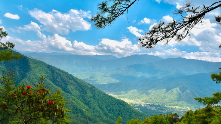 Paro is a small valley of Bhutan.