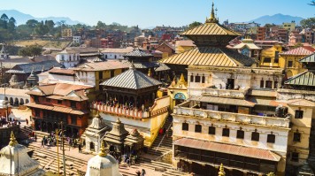 Pashupatinath Stupa is a religious site dedicated to lord Shiva in Nepal.