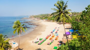 Patnem beach is one of the best beaches in the continent