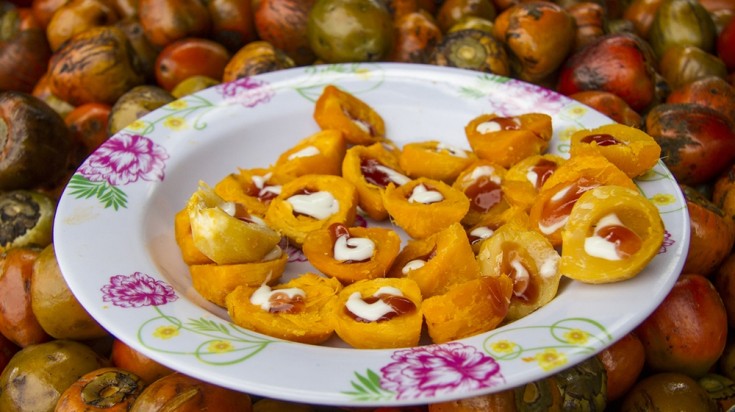 A native Costa Rican fruit, Pejibayes are savory to taste