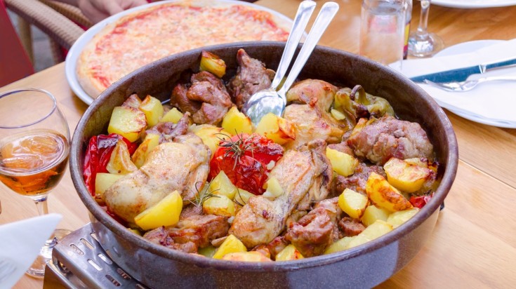 One of the most famous Croatia's dish named Peka.