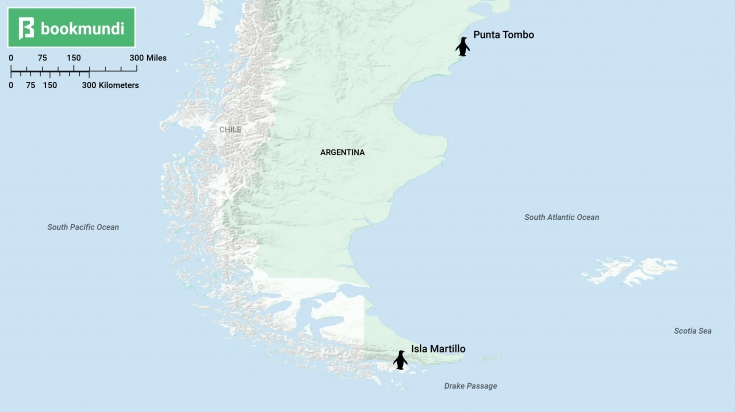 Argentina Penguin Map