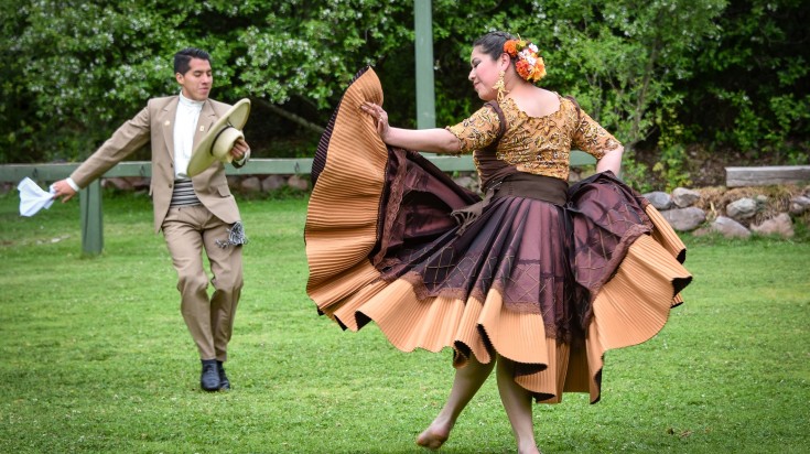 traditional Peruvian Paso Horse and Marinera Dance, Peru