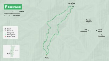 Map of Piódão to Foz d’Égua Loop