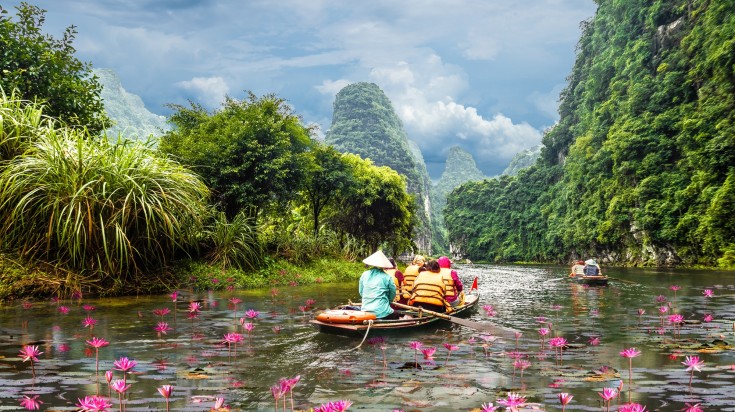 Head to Ninh Binh Province in Vietnam, a top place to visit in April. Head to Ninh Binh Province in Vietnam, a top place to visit in April.