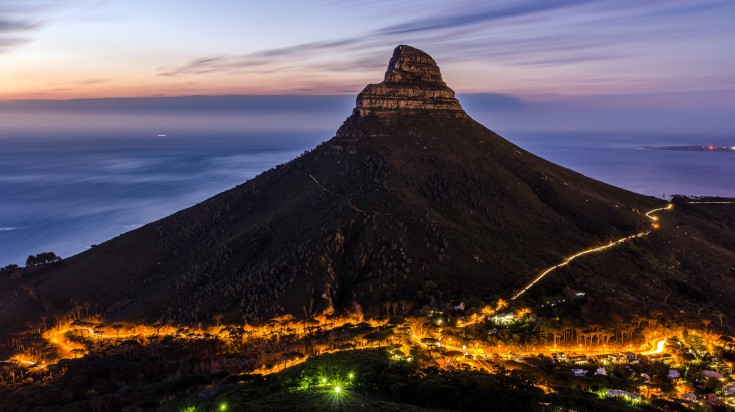 Cape Town as seen from Table Mountain