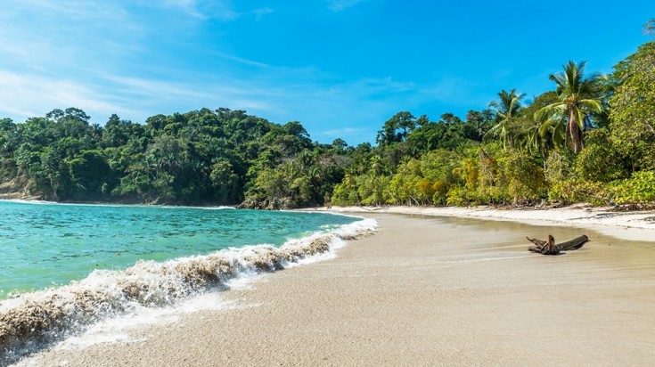 Playa Manuel Antonio is a popular beach destination in Costa Rica