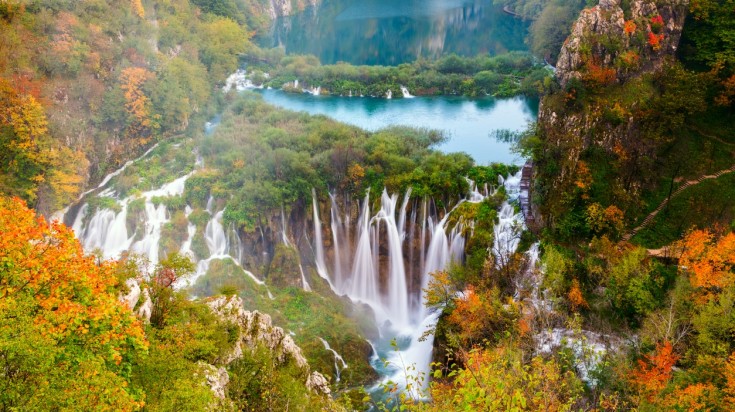 The Plitvice National park is a UNESCO heritage site in Croatia.