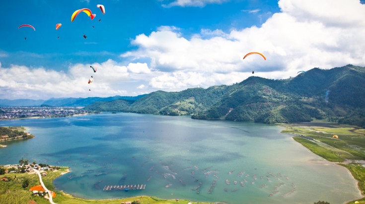 Paragliding in Pokhara is amazing based on how long you have to spend in Nepal.