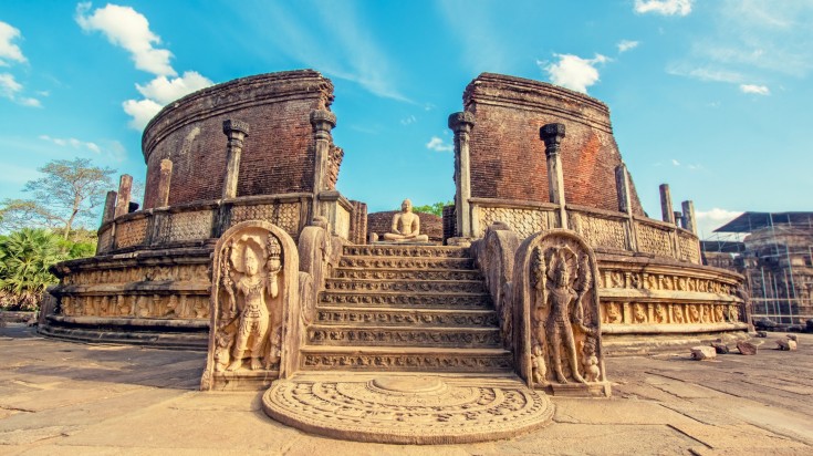 The view of Polonnaruwa Ancient Vatadage