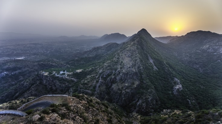 Arvalli Hills in Rajasthan