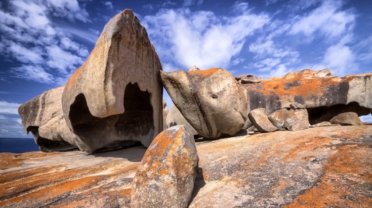 The Remarkable Rocks got their form after millions of years