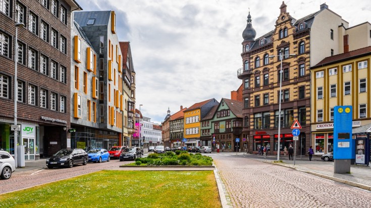 Eisenach is the town where Rennsteig hiking trail begins