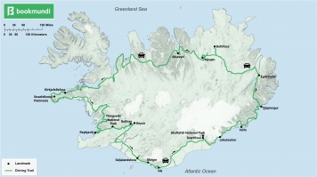 Ring Road trip map