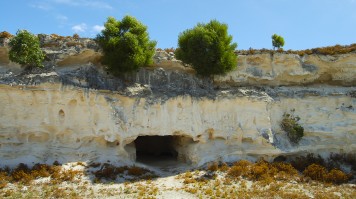 Limestone Quarry in Robben Island