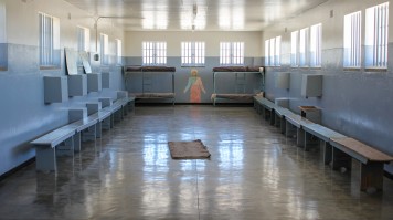 A Prison cell in Robben Island