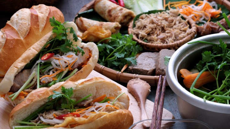 Saigon's sandwiches sold in Vietnam.