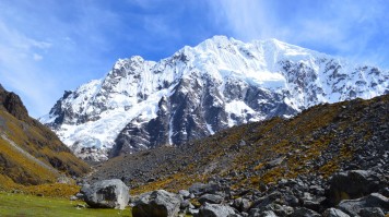 Ancascocha trek to Machu Picchu is one of the remote treks in Peru Ancascocha trek to Machu Picchu provides views of the Salkantay mountain