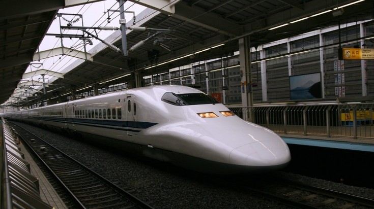 Shinkansen trains are full-speed railways that connect the cities in Japan.