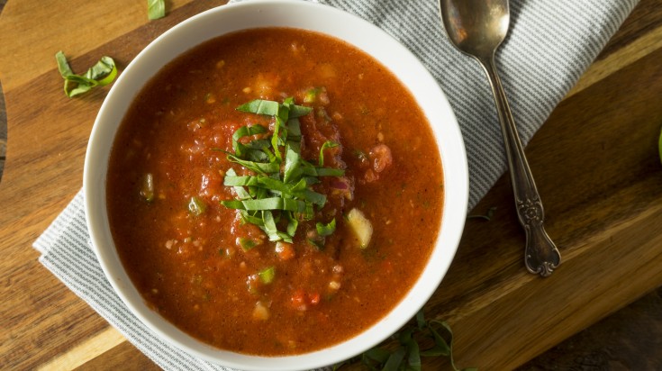 Spanish food gazpacho