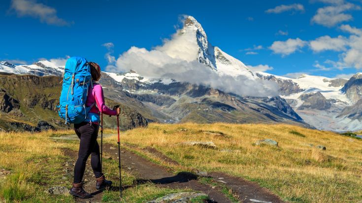 The Matterhorn is a mountain of the Alps