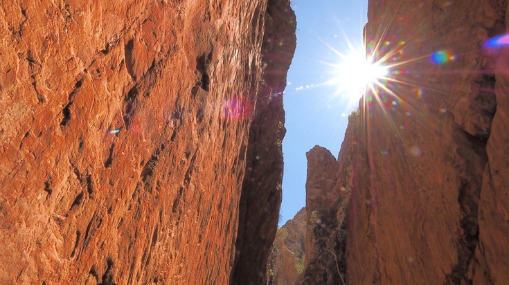 Standley Chasm in West MacDonnell Ranges.