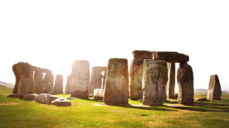 The Sunrise in Stonehenge.