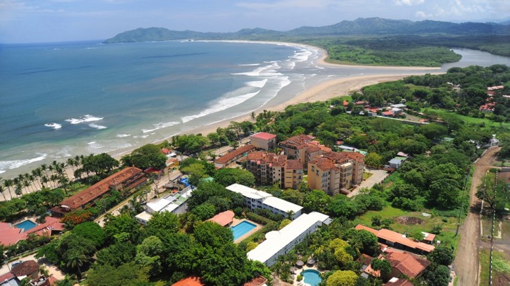 At Tamarindo Beach, you can surf, do kayaking, windsurfing or ATV riding