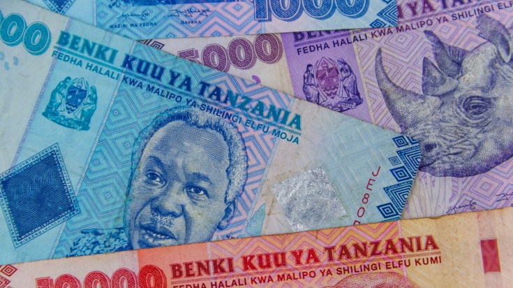 Tanzanian Shilling banknotes.