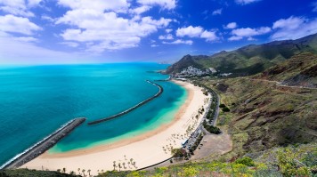 Tenerife beach in Spain