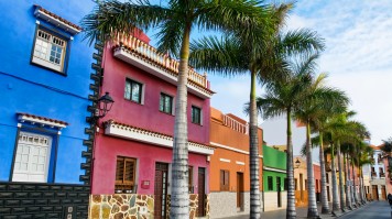 Tenerife town in Canary Islands