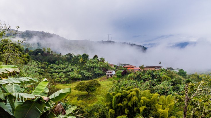 The colorful picturesque town of Jardin