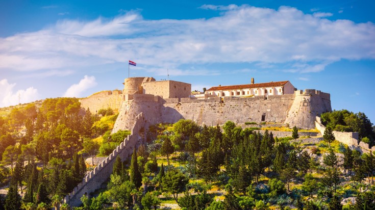 The Fortica Fortress on the Hvar island.