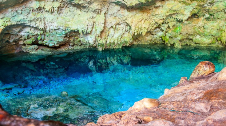 The interior of the Kuza Cave.