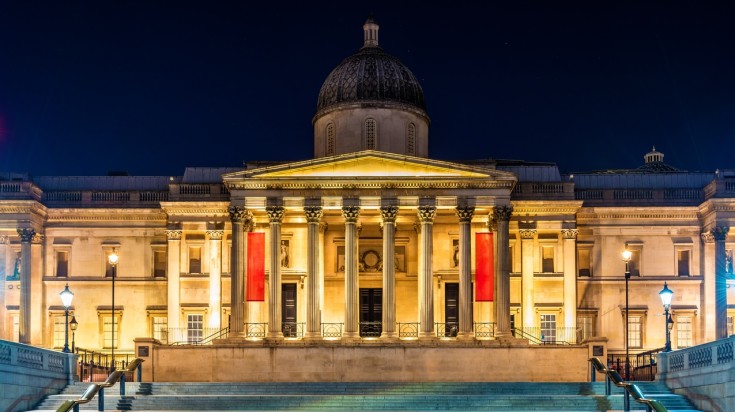 The National Gallery Museum which highlights centuries of artistic achievement.