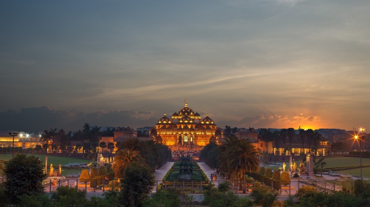 Akshardham Temple in Delhi