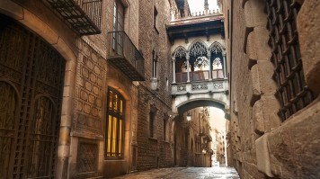 Gothic Quarter in Barcelona