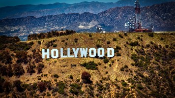 The hollywood sign in California