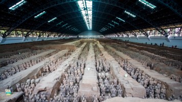 The Terracotta army is one of the most famous tourist attractions in China