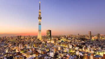 A famous landmark in Tokyo, Tokyo Sky-tree has two observations decks that provide spectacular view of the city. Tokyo Sky-tree is the tallest tower in Japan and provides the best view.