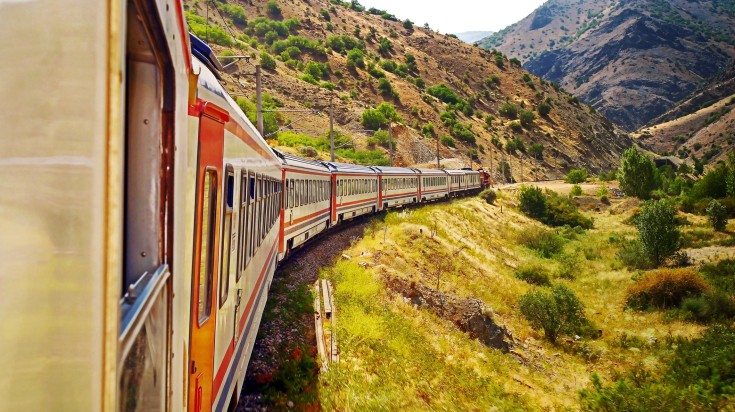 Istanbul to Cappadocia on a train is the scenic option.